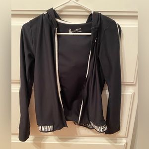 youth large under armor zip up